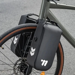 Bicycle Front Fork Bag Large Capacity Bike Bag Waterproof Mlutifunctional Bag - Picture 1 of 14