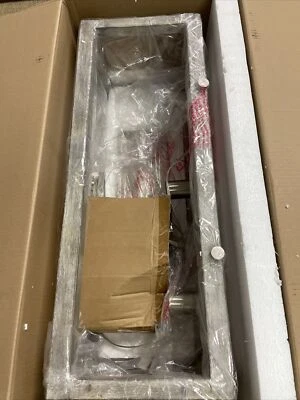 EGLO 203614A 3 Lamp Chandelier Grey Driftwood and Brushed Nickel - Image 1 of 4