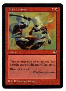 MTG Final Fortune X1 Mirage Edition Rare - Bild 1 von 2