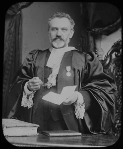 REV DR JAMES MACGREGOR C1890 OLD VICTORIAN PHOTOGRAPH Magic Lantern Slide - Picture 1 of 3