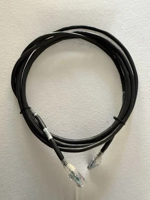 Belden CA21100010 10 FT RJ45 Cat6A Bonded Pair Patchcord ~ 10GX CMR Black  - Image 1 of 4