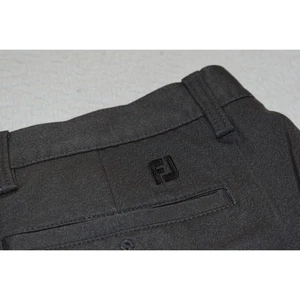 Footjoy Golf Pants Men Size 38 x 30 Gray Performance Polyester Spandex Stretch - Picture 1 of 7