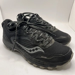 Saucony Excursion TR 15 Trail schwarze Herren-Sportschuhe Größe UK 8,5 - Bild 1 von 18