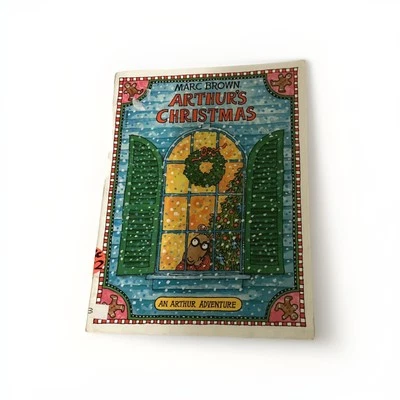 Vintage Arthur’s Christmas By Marc Brown Ex Library Book Paperback 1984 Kids - Image 1 of 4