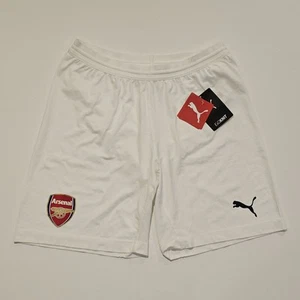 ARSENAL 2018/19 Home 1st Kit Football Shorts Puma Evoknit Mens M Medium BNWT - Picture 1 of 11