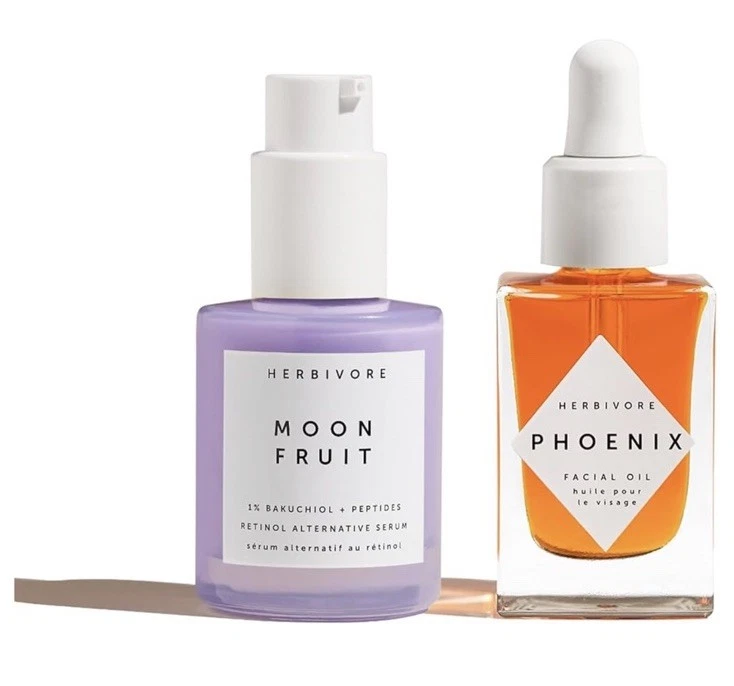 Régimen de lucha contra las arrugas - Suero de bakuchiol y péptidos MOON FRUIT 1% + PHOENIX Foto 1 de 3