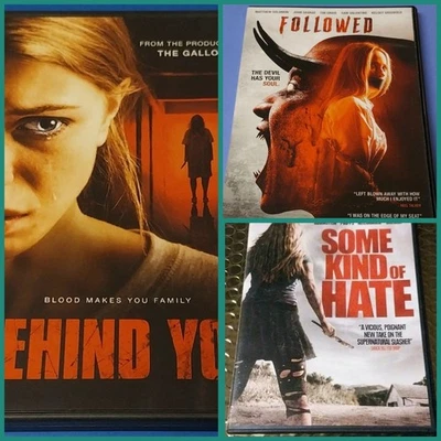 FOLLOWED DVD Horror Movie Lot Behind You Some Kind Of Hate Haunting Good Discs - Image 1 of 4