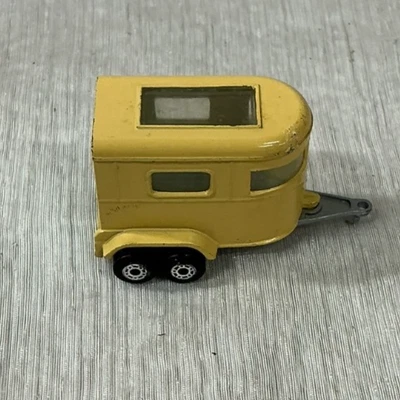 Vintage Matchbox Superfast No. 43 Pony Trailer Lesney 1970s Tan - Image 1 of 4