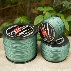Lenza da Pesca Intrecciata Verde 8 Fili 300M/500M/1000M Resistente all'Abrasione Fish Line - Foto 1 di 9