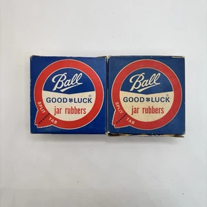 Confezione Vintage Barattolo Sfera Sigillanti Gomma - Buona Fortuna - Nuovo Vecchio Stock! - Foto 1 di 6