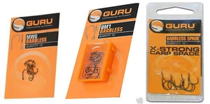 Ganchos gruesos y de carpa Guru / MWG / QM1 / X-Srong pala de carpa / sin barbles / todos los tamaños - Imagen 1 de 1