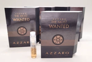 10 X AZZARO THE MOST WANTED MEN'S EAU DE PARFUM SAMPLE SPRAYS 1.5ML /0.05OZ *10 - Picture 1 of 2