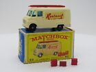 Vintage 1963 Lesney Matchbox #62 TV Service Van Rentaset w/Original Box