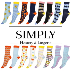 Pretty Polly Sustainable Bamboo Knit Patterned and Plain Socks 2 Pair Packs NEW - Picture 1 of 17