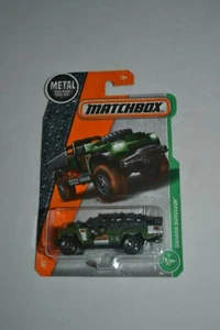 MATCHBOX 2017 MBX EXPLORERS - SAHARA SURVIVOR GREEN - Picture 1 of 3