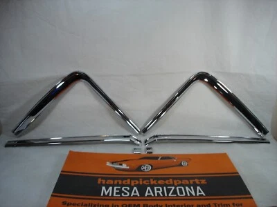 1998-2002 CADILLAC ELDORADO ESC EXTERIOR CHROME QUARTER ROOF TOP TRIM MOLDING - Image 1 of 4