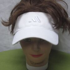 ADIDAS white sun visor Tennis mesh shade hat Climacool