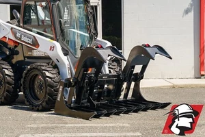 Grapple Bucket 78", Extreme Duty Attachment for Case Skid Steer Loaders - Picture 1 of 24