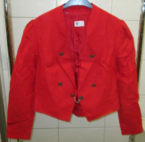 Damen Trachten Jacke Janker rot Gr. 38 von Hagro - Picture 1 of 2