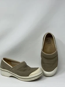 Dansko Volley Hopsack Sandpiper Brown Vegan Nurse Clog Shoes Womens 38 US 7.5 - Picture 1 of 12
