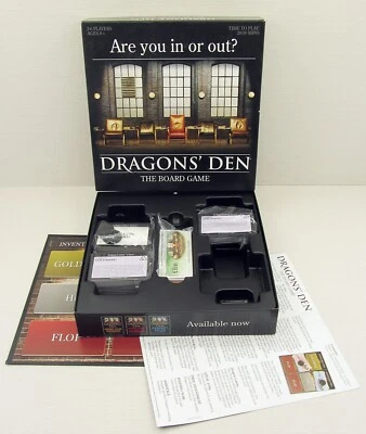 Dragons Den The Board Game Are You In Or Out  BBC TV   Winning Moves 2010 - Image 1 of 4