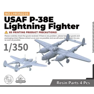 Kit Modelo Militar Yao's Studio LYR350235 1/350 USAF P-38E Lightning Fighter - Imagen 1 de 4