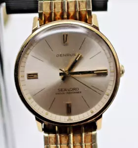 Benrus Sea Lord Manual Wind Up w Original Box Mens Watch 34mm Running - Picture 1 of 7