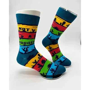 Not a Hugger Crew-Herrensocken Größe 10-13 Fabdaz Kakteen Südwestmode* - Bild 1 von 1