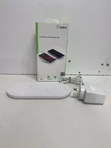 Belkin Boost Charge Dual Wireless Charging Pad for Apple/Android White Box #4 - Picture 1 of 3