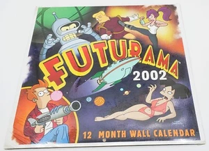 Futurama Kalender 2002 *NEU VERSIEGELT SELTEN Harper Entertainment Matt Groening - Bild 1 von 4