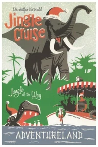 JINGLE CRUISE WEIHNACHTEN DISNEY WORLD - POSTER - KAUFEN SIE 2 ERHALTEN SIE 1 GRATIS!! - Bild 1 von 3