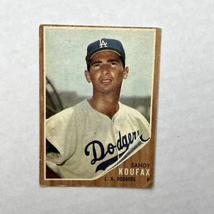 1962 Topps Baseball #5 Sandy Koufax Los Angeles Dodgers HOF - Picture 1 of 6