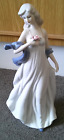 Aynsley Figurine Lady with Rose in Original Box & Tags Rare Statue Collectable
