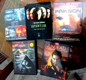 Sci Fi & Horror Collections over 80 movies 30 DVD's - Hours of Entertainment - Picture 1 of 3