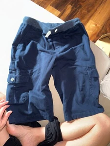 cat and Jack size XL 16 Blue shorts drawstring - Picture 1 of 3