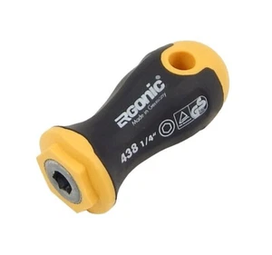 Felo Ergonic 1/4" Stubby Bit Holder Comfort Grip Spinner Handle 61585 - Picture 1 of 6