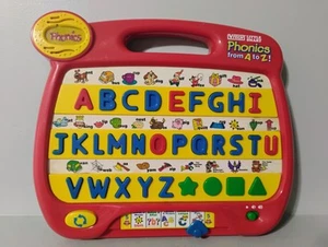 Vintage VTech Little Smart Phonics From A To Z Learning Tablet Toy WORKS  - Picture 1 of 12