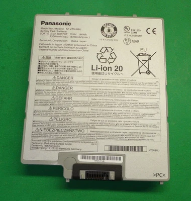 GENUINA Panasonic Toughpad FZ-G1 10.8V 9300mAh Batería de Larga Duración FZ-VZSU88U Foto 1 de 4