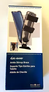 Gel-Band Ankle Strap Brace Gel Pad Stirrup Splint Stabilizer Care Kit NEW - Picture 1 of 3