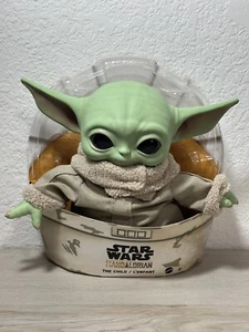 Star Wars The Mandalorian The Child Baby Yoda 11" Plush Toy Mattel Disney NEW - Picture 1 of 2