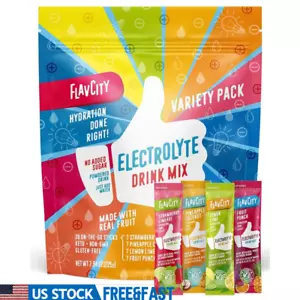 Electrolyte Drink Mix 28 on-The-Go Stick Pack Keto Powdered Drink No Added Sugar - Picture 1 of 7