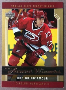 2006-07 Upper Deck NHL Awards Winner #AW6 Rod Brind'Amour Carolina Hurricanes - Picture 1 of 1