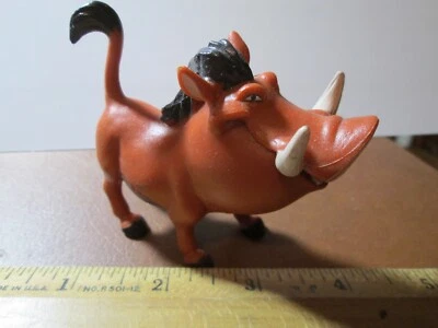 DISNEY LION KING PUMBA/WARTHOG PVC Plástico Juguete Estatuilla/Coleccionable 3"  Foto 1 de 4