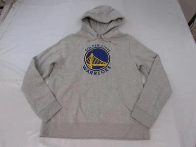 New Golden State Warriors Mens Size L Large Heather Gray Hoodie - Image 1 of 3