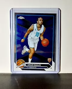 Amari Bailey 2023-24 Topps Chrome NBA #172 Rookie Card Charlotte Hornets - Picture 1 of 2