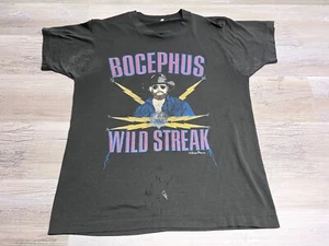 Vintage 80s Hank Williams T-Shirt Paper Thin Bocephus Wild Streak Gr. L USA Made - Bild 1 von 13