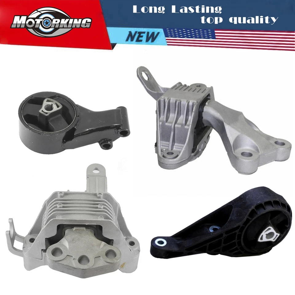 High Quality Engine Motor & Auto Trans Mount 4PCS For 11-16 Chevrolet Cruze 1.4L — 第 1/4 张图片