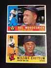 1960 Topps  Nelson Chittum Boston Red Sox  Autographed Card With Coa