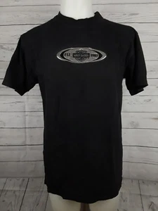 Harley Davidson Motorcycles Jahr 2000 Print schwarz T-Shirt Brandon FL Herren Large - Bild 1 von 6