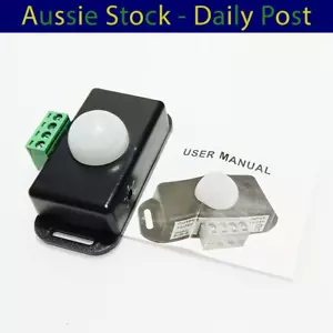 PIR Motion Sensor DC 12V 24V 6A Adjustable Switch Automatic Light Control IR - Picture 1 of 6